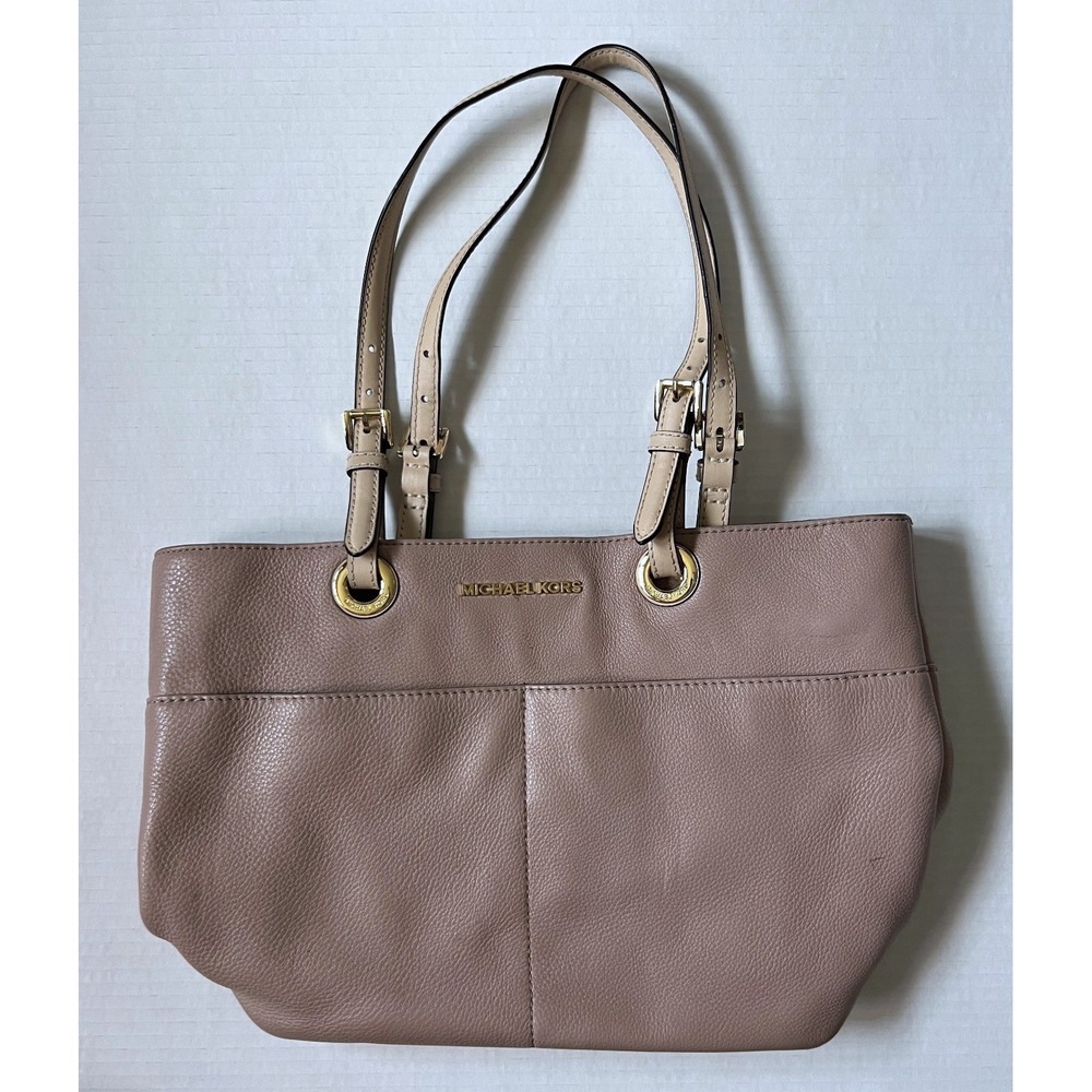 MICHAEL KORS Bedford - Pink Mauve Tote Shoulder Bag Pebbled Leather